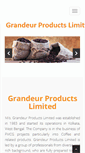 Mobile Screenshot of grandeurproducts.com